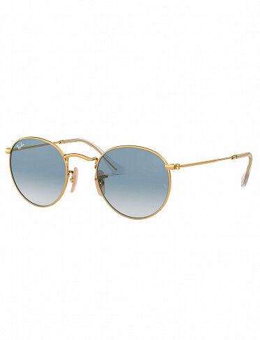 Ray-Ban Sonnenbrille «Round»,  hellblau