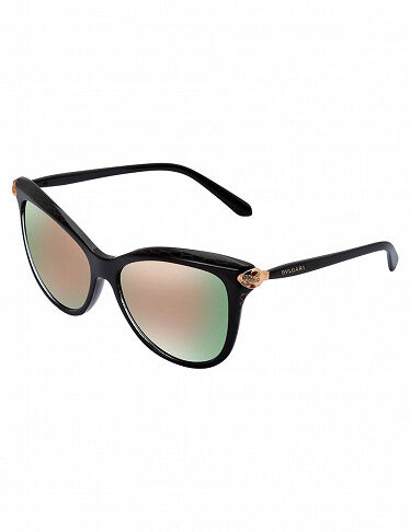 Bulgari schwarze Sonnenbrille für SIE