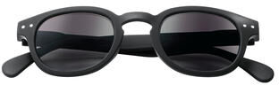 Izipizi Sun #C Lese-Sonnenbrille, black soft, +3 dpt