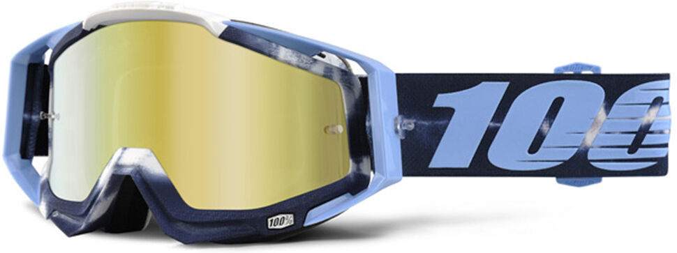 100% Racecraft Extra Motocross Brille Einheitsgröße Blau