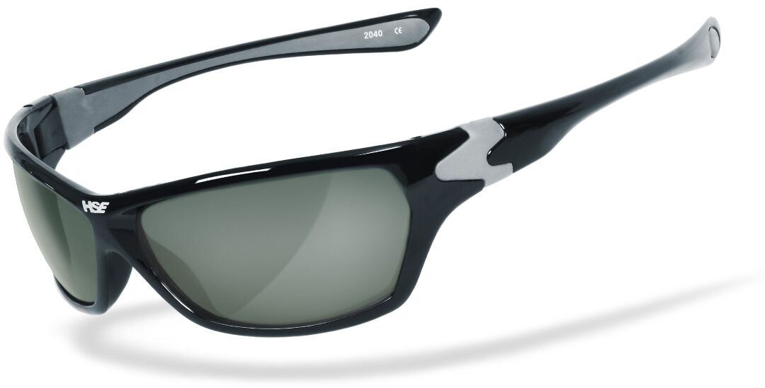 HSE SportEyes Highsider polarisierend Sonnenbrille Einheitsgröße Schwarz