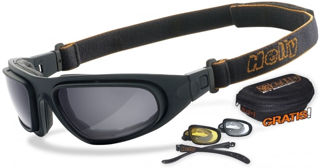 Helly Bikereyes Eagle US Motorradbrille Einheitsgröße Schwarz