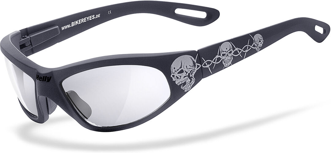 Helly Bikereyes Black Angel Tribal Selbsttönende Sonnenbrille Einheitsgröße Grau