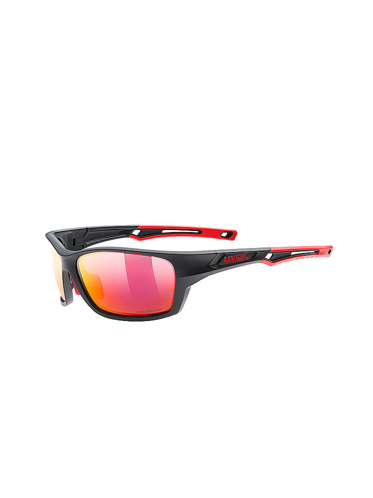 UVEX Sportbrille Sportstyle 223 Black Matt-Red schwarz   S53.3.002 Auf Lager Unisex EG