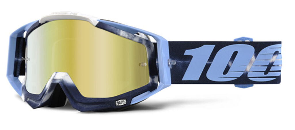 100% Racecraft Extra Motokrosové brýle Jedna velikost Modrá