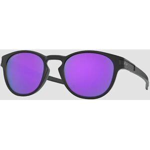 Oakley Latch Matte Black Sonnenbrille prizm violet Uni unisex