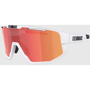 BLIZ Active Eyewear Fusion Matt White Sonnenbrille smoke w red multi Uni unisex