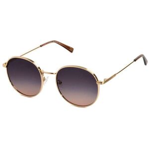 Sonnenbrille GERRY WEBER goldfarben (gold) Damen Brillen Sonnenbrillen Runde Damenbrille, Vollrand, Edelstahl