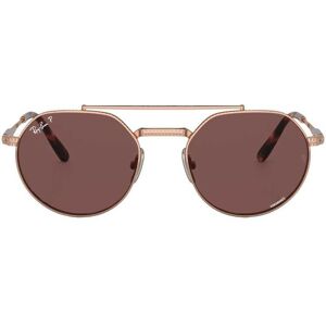 Ray-Ban Runde Jack Titanium Sonnenbrille - Rosa 51 Unisex