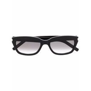 Saint Laurent Eyewear Sonnenbrille mit breitem Gestell - Schwarz 54 Unisex