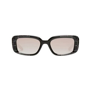 Monster Cable Gentle Monster Eckige Sonnenbrille mit Schmucksteinen - Schwarz Einheitsgröße Unisex