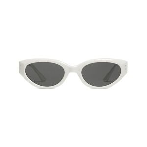 Monster Cable Gentle Monster Sonnenbrille mit ovalem Gestell - Weiß Einheitsgröße Unisex