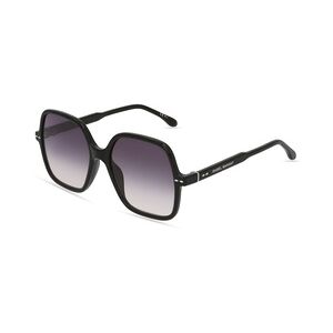 Isabel Marant IM 0077/G/S Damen-Sonnenbrille Vollrand Eckig Acetat-Gestell, schwarz