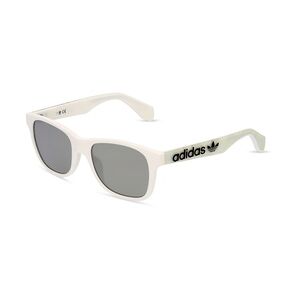 Adidas Originals OR0060 Herren-Sonnenbrille Vollrand Eckig Kunststoff-Gestell, weiß