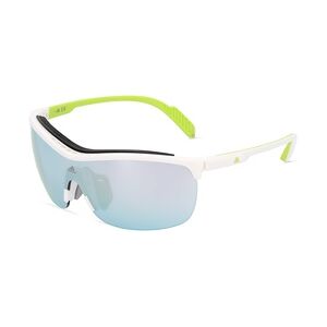 Adidas SP0043 Unisex-Sonnenbrille Vollrand Monoscheibe Kunststoff-Gestell, weiß