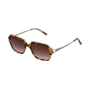 Fielmann OBRA 620 SUN FLEX CL Damen-Sonnenbrille Vollrand Eckig Acetat-Gestell, braun