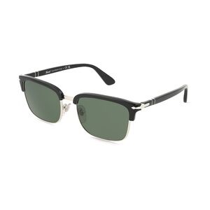 Persol 0PO3327S Unisex-Sonnenbrille Vollrand Eckig Acetat-Gestell, schwarz