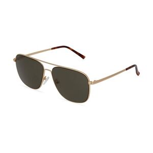 Fielmann BD 431 SUN CL Unisex-Sonnenbrille Vollrand Eckig Edelstahl-Gestell, gold