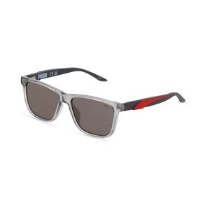 Puma PJ0051S Jugend-Sonnenbrille Vollrand Eckig Kunststoff-Gestell, grau