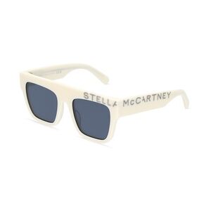 Stella McCartney SC40032I Damen-Sonnenbrille Vollrand Eckig Bio-Acetat-Gestell, gelb