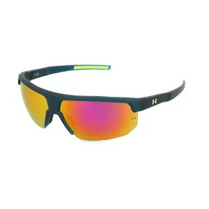 Under Armour UA DRIVEN/G Herren-Sonnenbrille Vollrand Eckig Kunststoff-Gestell, gelb