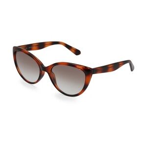 Fielmann OU 008 SUN CL Damen-Sonnenbrille Vollrand Butterfly Propionat-Gestell, braun