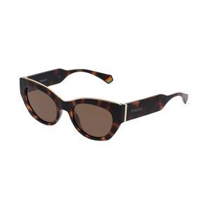 Polaroid PLD 6199/S/X Damen-Sonnenbrille Vollrand Butterfly Kunststoff-Gestell, braun