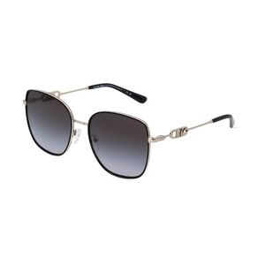 Michael Kors MK1129J Damen-Sonnenbrille Vollrand Butterfly Metall-Gestell, schwarz