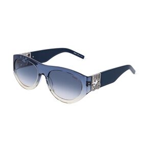 Hugo HG 1254/S Herren-Sonnenbrille Vollrand Oval Acetat-Gestell, blau