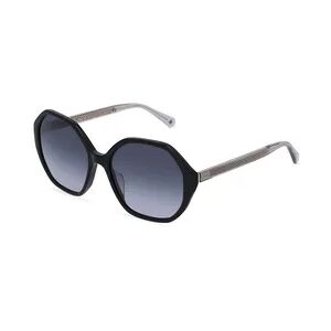 Kate Spade WAVERLY/G/S Damen-Sonnenbrille Vollrand Achteckig Acetat-Gestell, schwarz