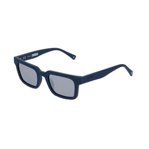 Sting STGSST435 Herren-Sonnenbrille Vollrand Eckig Kunststoff-Gestell, blau