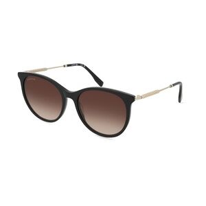 Lacoste L993S Unisex-Sonnenbrille Vollrand Butterfly Kunststoff-Gestell, schwarz