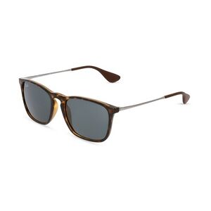 Ray Ban Ray-Ban RB 4187 CHRIS Herren-Sonnenbrille Vollrand Eckig Kunststoff-Gestell, braun