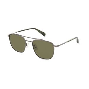 Rag & Bone RNB5047/G/S Herren-Sonnenbrille Vollrand Eckig Metall-Gestell, grau