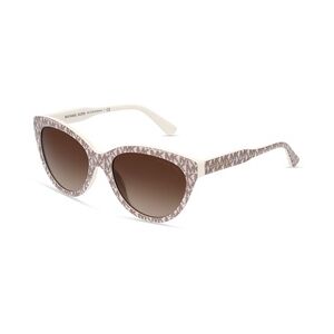 Michael Kors MK2158 MAKENA Damen-Sonnenbrille Vollrand Butterfly Acetat-Gestell, gelb