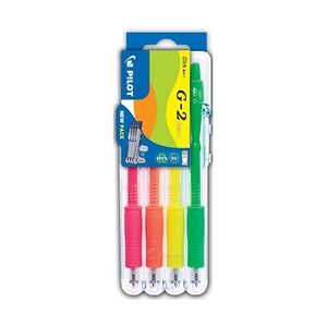 PILOT Gelschreiber G2 07 Neon Set2Go, 4er Etui