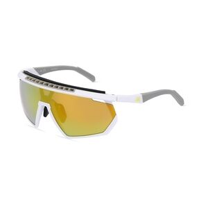 Adidas SP0029-H Unisex-Sonnenbrille Vollrand Monoscheibe Kunststoff-Gestell, weiß