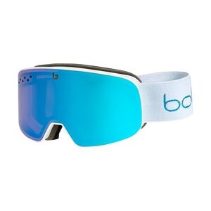 Bollé NEVADA SMALL Unisex-Skibrille Vollrand Monoscheibe Kunststoff-Gestell, weiß