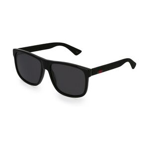 Gucci GG0010S Herren-Sonnenbrille Vollrand Eckig Kunststoff-Gestell, schwarz