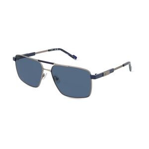 Zeiss ZS23136S Unisex-Sonnenbrille Vollrand Pilot Metall-Gestell, silber