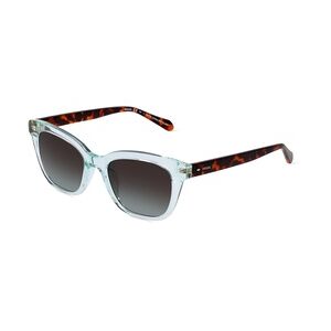 Fossil 2126/G/S Damen-Sonnenbrille Vollrand Butterfly Kunststoff-Gestell, grün