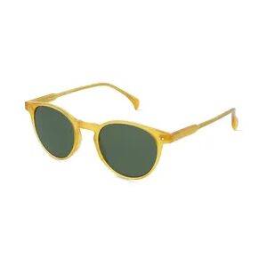 Fielmann MC 600 SUN FA PAUL Unisex-Sonnenbrille Vollrand Panto Acetat-Gestell, gelb