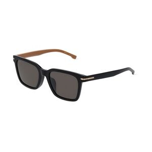 Boss 1540/F/SK Herren-Sonnenbrille Vollrand Eckig Acetat-Gestell, schwarz