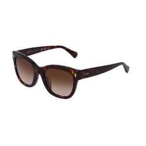 Ralph Lauren Ralph RA5301U Damen-Sonnenbrille Vollrand Butterfly Acetat-Gestell, Havanna