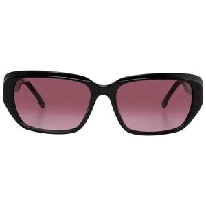 TOM TAILOR Damen Rechteckige Sonnenbrille, schwarz, Gr. ONESIZE