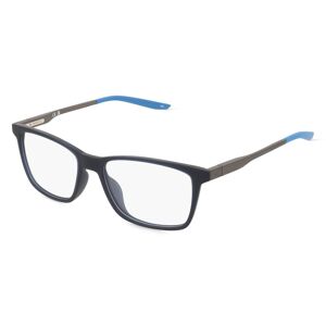 NIKE 7286 Unisex-Brille inkl. Gläser Vollrand Eckig Propionat-Gestell 54mm/17mm/140mm, schwarz