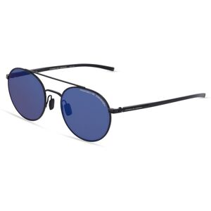 Rodenstock Porsche Design 8932 Herren-Sonnenbrille Vollrand Rund Metall-Gestell, schwarz