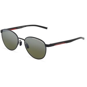 Rodenstock Porsche Design 8945 Herren-Sonnenbrille Vollrand Panto Metall-Gestell, schwarz