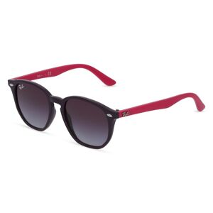 Luxottica Ray-Ban Junior RJ 9070S Jugend-Sonnenbrille Vollrand Panto Kunststoff-Gestell, lila