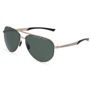 Rodenstock Porsche Design 8920 Herren-Sonnenbrille Vollrand Pilot Metall-Gestell, gold